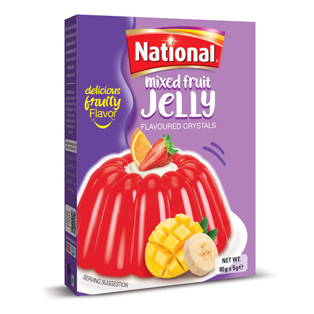 National Jelly Mix Fruit 80Gm National Jelly Mix Fruit 80Gm