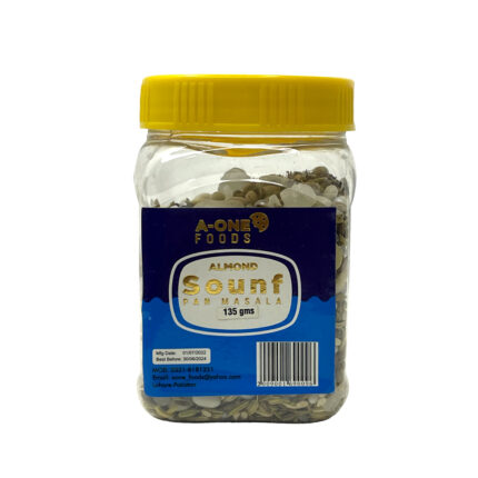 A-One Foods Almond Sounf Pan Masala 135G