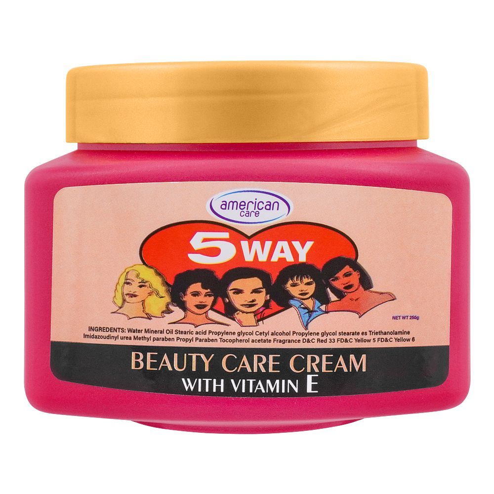 American Care 5 Way Beauty Care Cream With Vitamin E 250G American Care 5 Way Beauty Care Cream With Vitamin E 250G