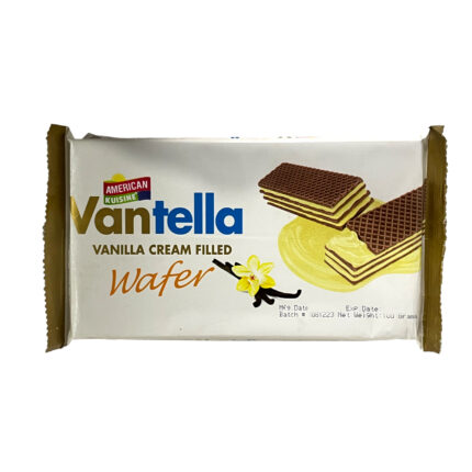 American Kuisine Vantella Vanilla Cream Wafer 100G