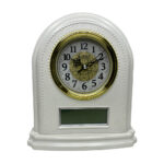 Baoli Analog + Digital Wall Clock White