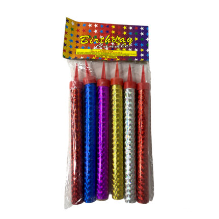 Birthday Candle (Anaar) Large 6Pcs