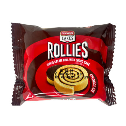 Bisconni Rollies Swiss Cream Roll Chocolate