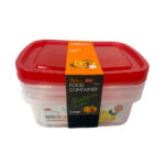 Bita Plastics Deluxe Food Container Large 3Pcs