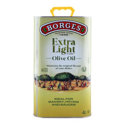 Borges Olive Oil Extra Light 4000ml Tin
