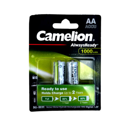 Camelion Recharable Cell Aa 1000Mah 1.2V 2Pcs
