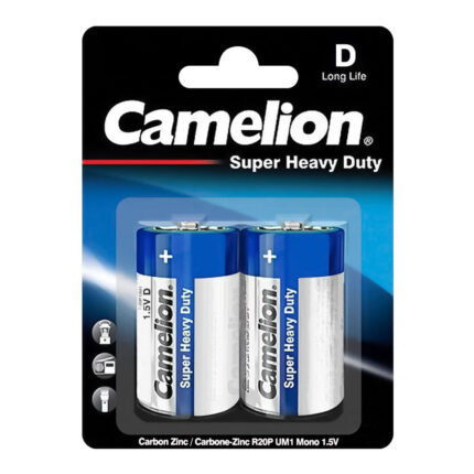Camelion Super Heavy Duty Cell D Size 1.5V 2Pcs