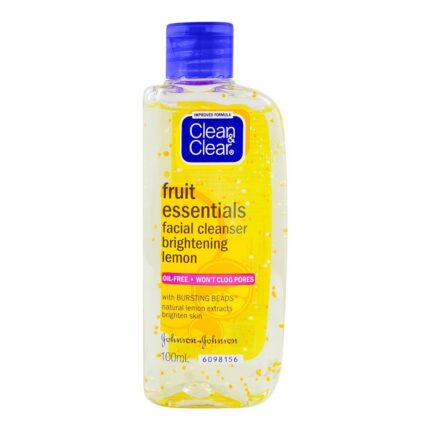 Clean & Clear Fruit Essentials Lemon Facial Wash 100Ml