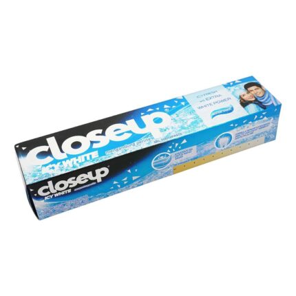 Closeup Icy White Winter Blast Gel Toothpaste Imported 160g