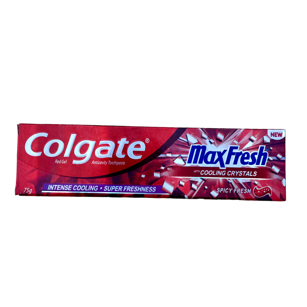 Colgate Maxfresh Toothpaste Spicy Fresh 75G Colgate Maxfresh Toothpaste Spicy Fresh 75G