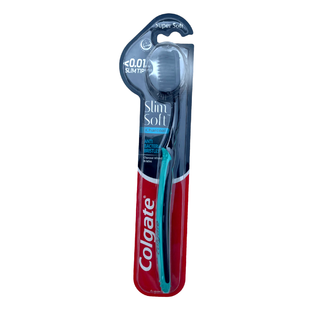 Colgate Toothbrush Slim Soft Charcoal Colgate Toothbrush Slim Soft Charcoal