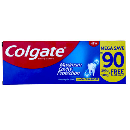 Colgate Toothpaste Maximum Cravity Protection 200G+100G