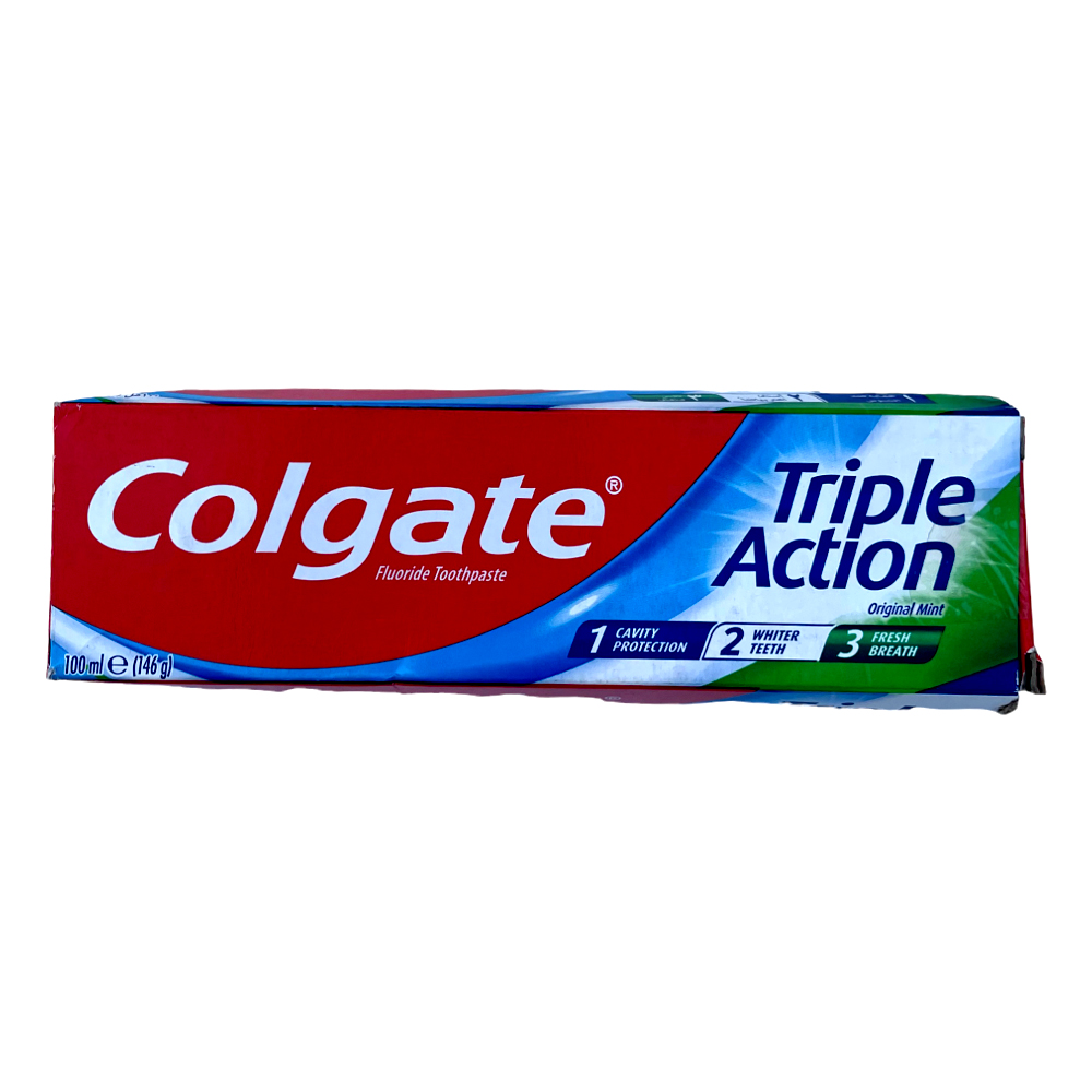 Colgate Triple Action Toothpaste 146Gm Imp. Colgate Triple Action Toothpaste 146Gm Imp.