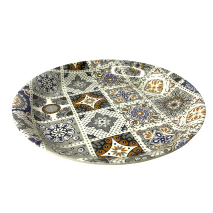 Crescent Melamine Plastic Plate Medium (0002)