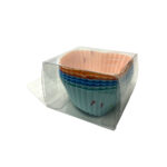 Cup Cake Baking Cups Silicone Heart Shape 6Pcs