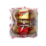 Dawn Bread Muffins Choco Chip 4Pcs