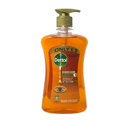Dettol Gold Classic Clean Anti Bacterial Hand Wash 600Ml