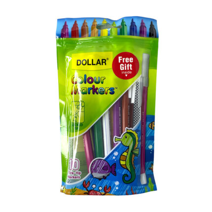 Dollar Colour Markers 10 Pcs