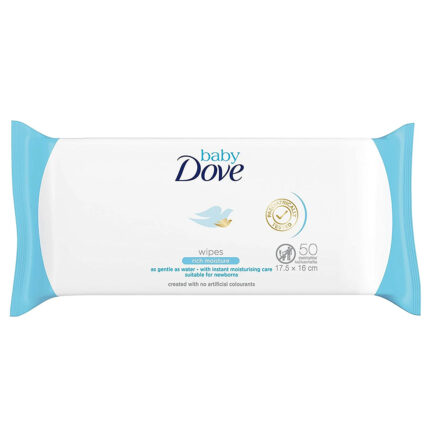 Dove Baby Wipes 50P