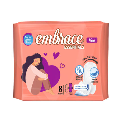 Embrace Maxi Essentials Extra Long 8Pads