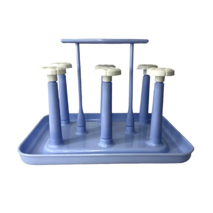 Emsa Classic Glass Stand Blue & White