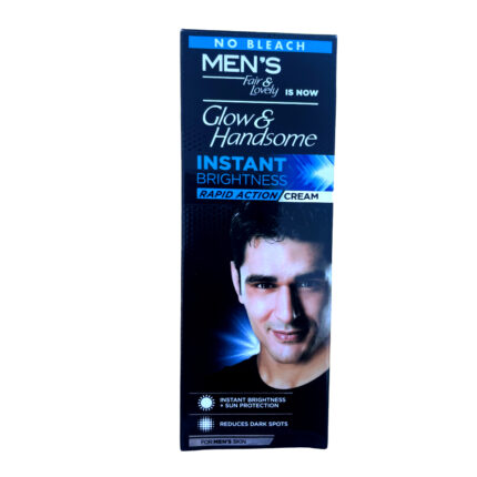 Fair & Lovely Mens Glow & Handsome Instant Brigtness Cream 25G