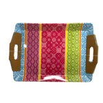 Flower Melamine Ware Tray Medium (0377)