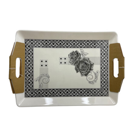 Flower Melamine Ware Tray Medium (0439)