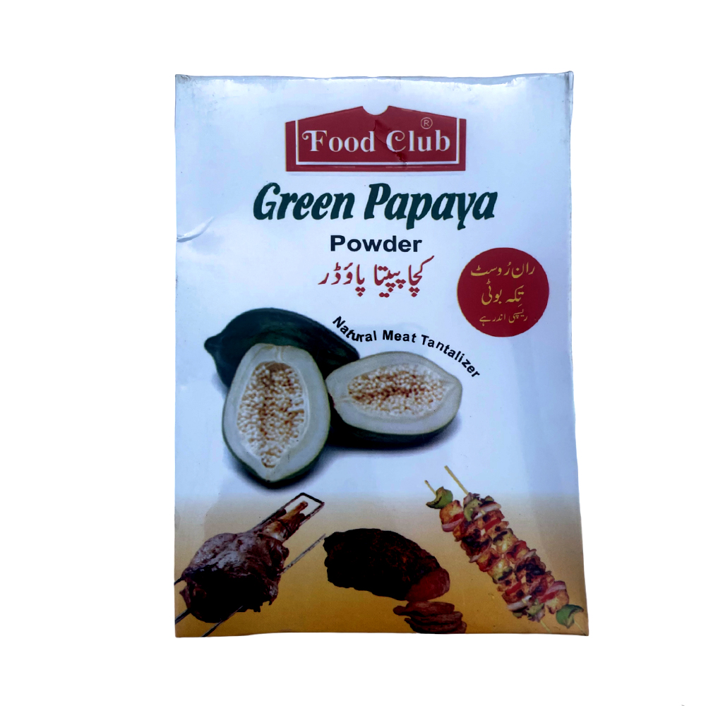 Food Club Green Papaya Powder 50G Food Club Green Papaya Powder 50G