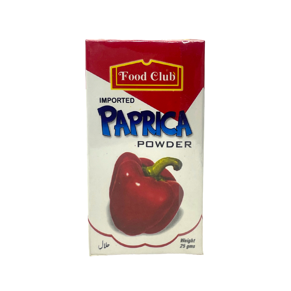 Food Club Paprika Powder 25G Food Club Paprika Powder 25G