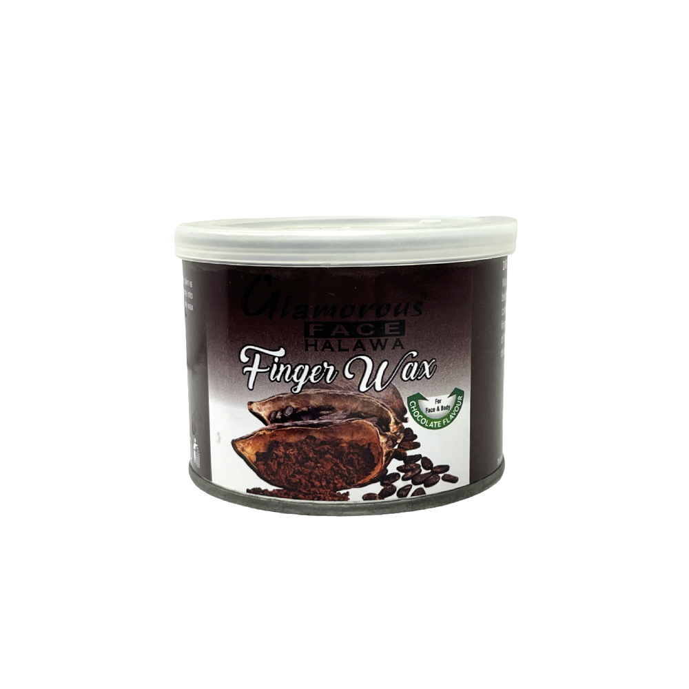 Glamorous Face Halawa Finger Wax Tin Chocolate Flavour 250G Glamorous Face Halawa Finger Wax Tin Chocolate Flavour 250G
