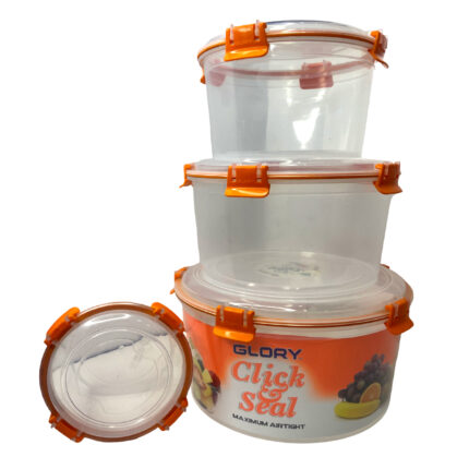 Glory Click & Seal Bowl 4In1 Round