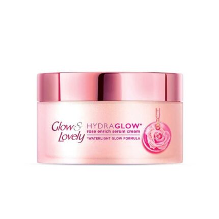 Glow & Lovely Hydra Glow Rose Enrich Serum Cream Water Light Glow Formula 60G