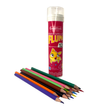 Goldfish Adventurs Of Flupa 12 Colour Lead Pencil