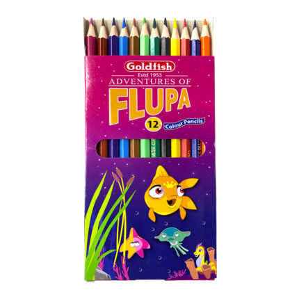 Goldfish Flupa 12 Colour Pencils 12P (12)