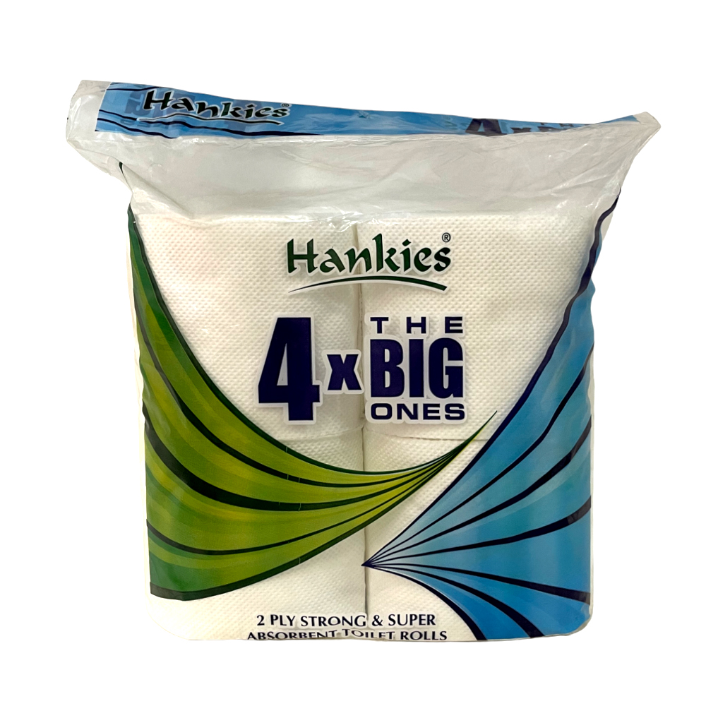 Hankies Toilet Rolls 4Pcs Pack Hankies Toilet Rolls 4Pcs Pack