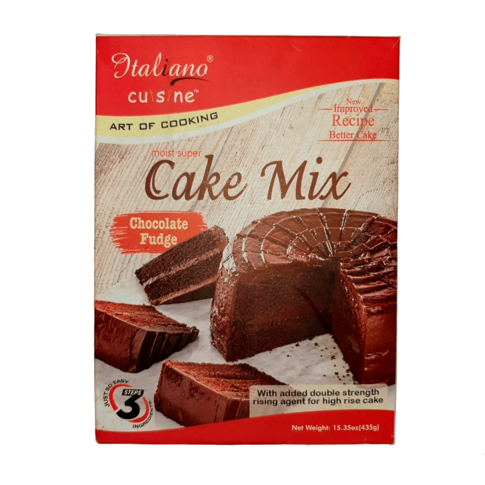 Italiano Cake Mix Chocolate Fudge 435G Italiano Cake Mix Chocolate Fudge 435G