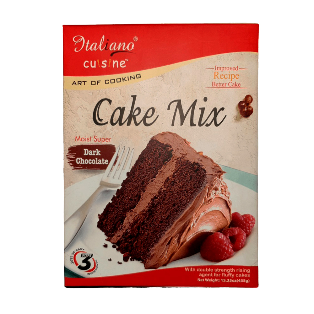 Italiano Cake Mix Dark Chocolate 435G Italiano Cake Mix Dark Chocolate 435G