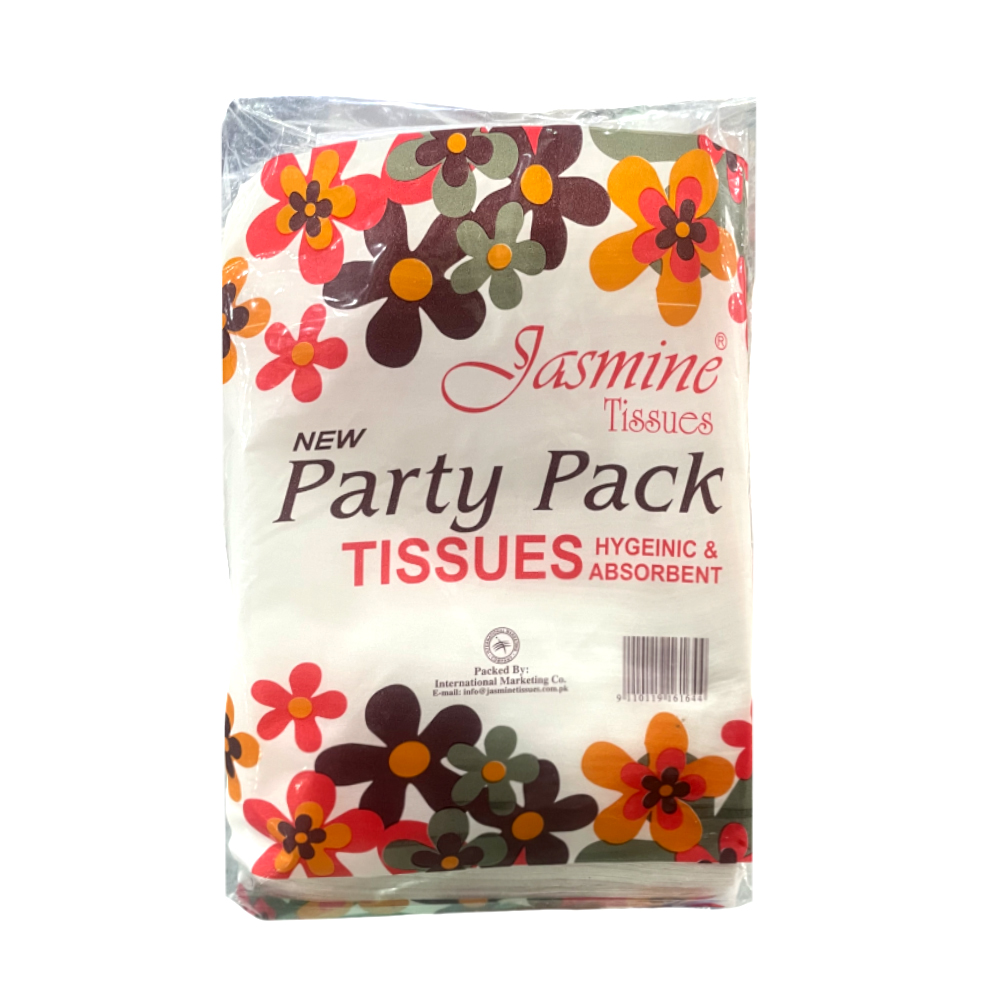 Jasmine Tissue New Party Pack Hygeinic & Absorant Jasmine Tissue New Party Pack Hygeinic & Absorant