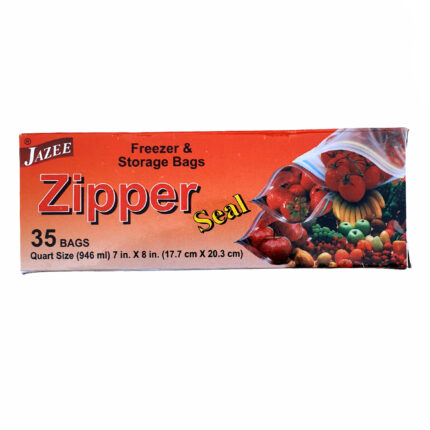 Jazee Zipper Storage Bag 7X8 Inches 35 Bags