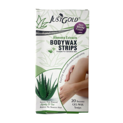 Just Gold Aloe Vera Body Wax Strips 20Pcs