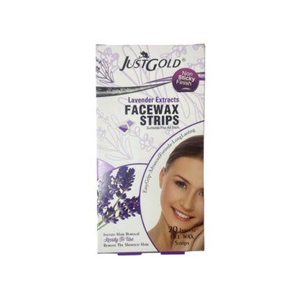 Just Gold Lavender Face Wax Strips 20Pcs