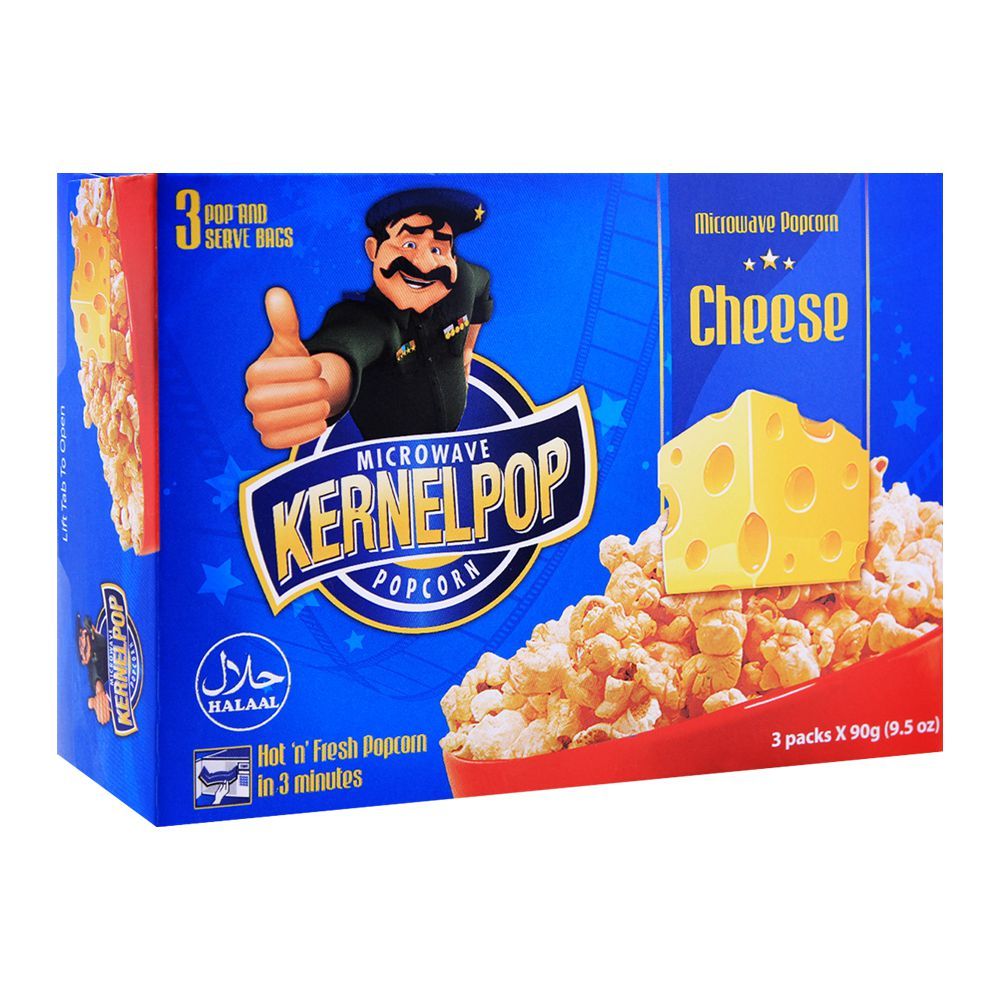 Kernelpop Popcorn Cheese 3 Packs X 90G Kernelpop Popcorn Cheese 3 Packs X 90G