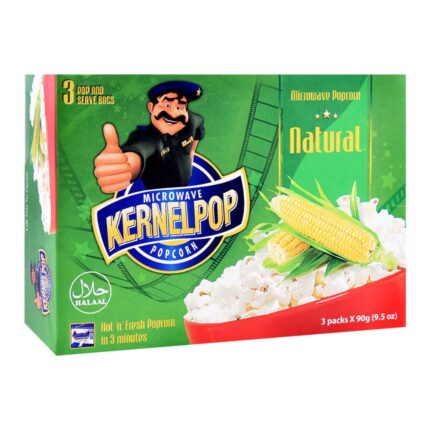 Kernelpop Popcorn Natural 3 Packs X 90G