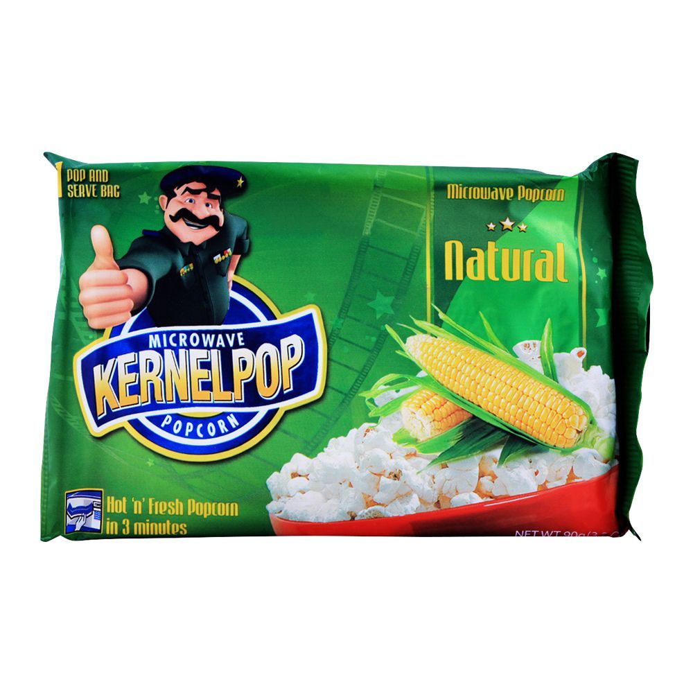 Kernelpop Popcorn Natural 90G Kernelpop Popcorn Natural 90G