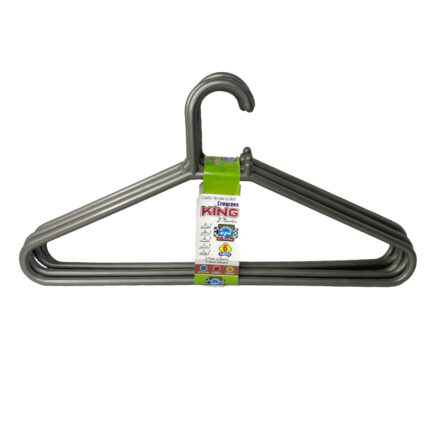 King Cloth Hanger Plastic 6Pcs