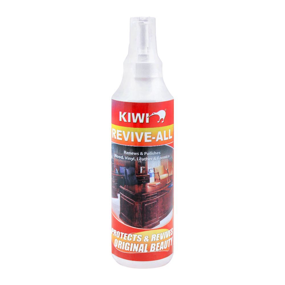 Kiwi Revive-All Renew & Polish Wood Vinyl & Leather 250Ml Kiwi Revive-All Renew & Polish Wood Vinyl & Leather 250Ml