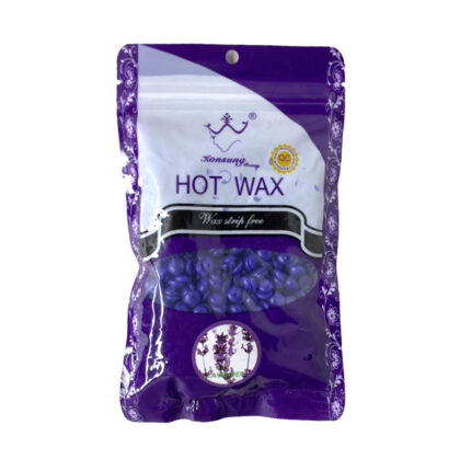 Konsung Hot Wax Strip Free Lavander 100G