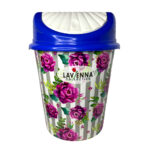 Lavenna Dustbin With Cover Blue (0101)