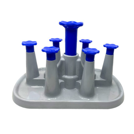 Lavenna Glass Stand Blue & Gray (0073)